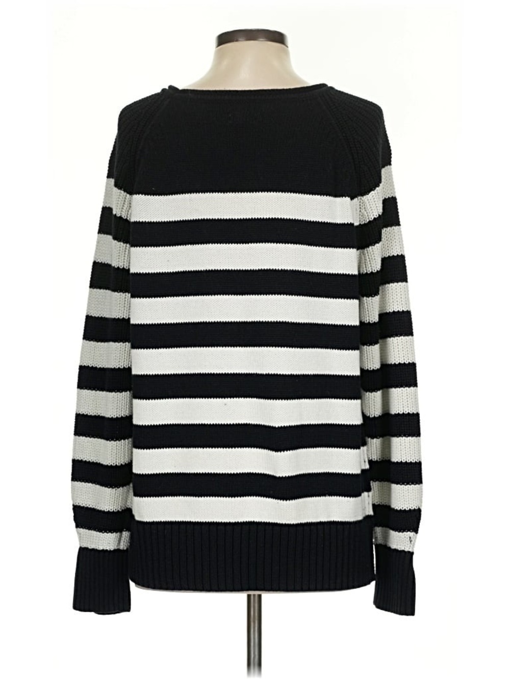 Aerie black and white crewneck sweater - Picture 4 of 9